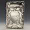 1908 British antique pure silver (925 silver) card case 63g Crisford and Norris